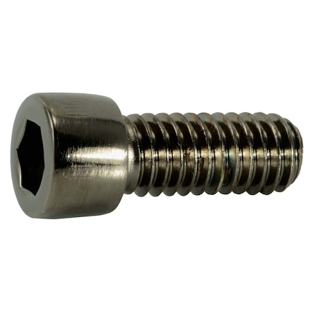 Midwest Fastener 5/16"-18 Socket Head Cap Screw, Socket, Black Chrome Plated Steel, 3/4 in Length, 8 PK 33503